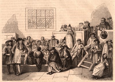 Shromáždění kvakerů v 18. století v Londýně, Spojené království od Unknown