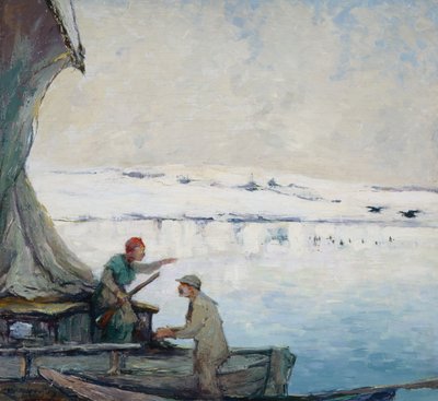 Auksové ve fjordu od Unknown Artist
