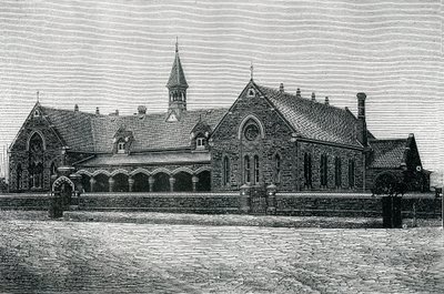 Austrálie: An Adelaide Public School, c.1885 (rytina) od Unknown artist