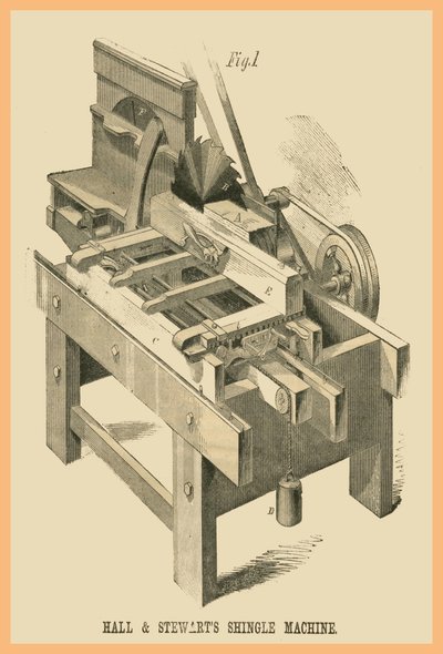 Míč - Stewarts Shingle Machine od Unknown Artist