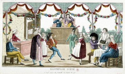 Ples: Letní basstringue, n. d., konec 18. století od Unknown artist