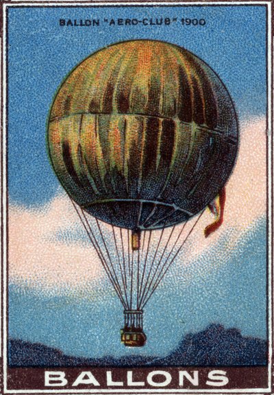 Balonový "aeroklub" ("aero club") od Unknown Artist