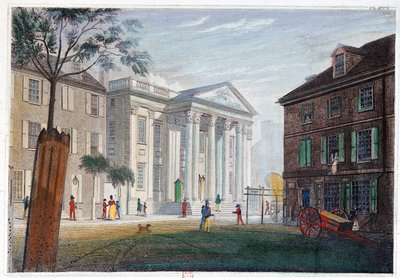 Bankovnictví ve Philadelphii od Unknown artist
