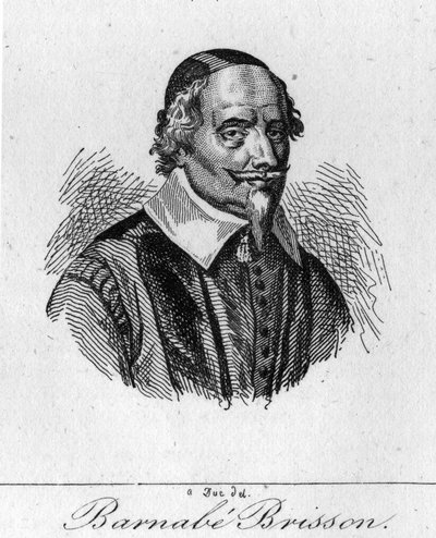 Barnabé Brisson, francouzský soudce 1530-1591 od Unknown artist