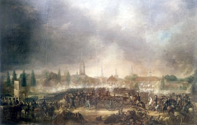 Bitva u Lipska (bitva národů), 16.–19. října od Unknown artist