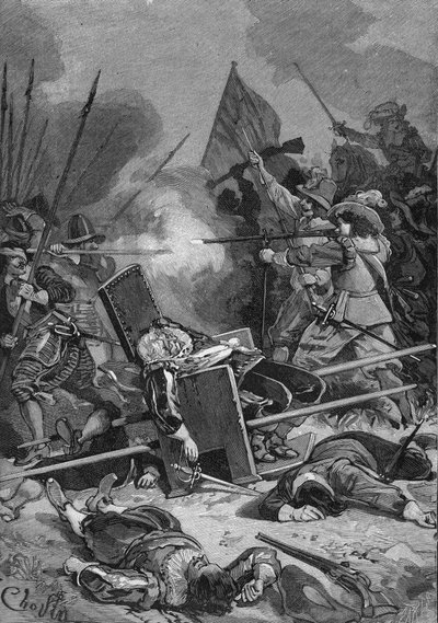 Bitva o Rocroy (Rocroi) od Unknown artist