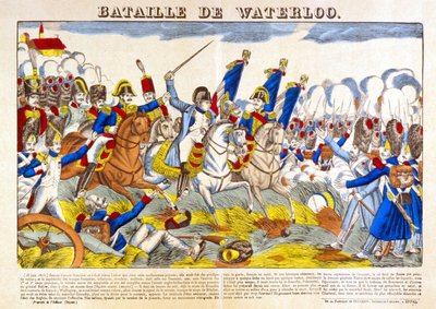 Bitva u Waterloo (1815). od Unknown artist