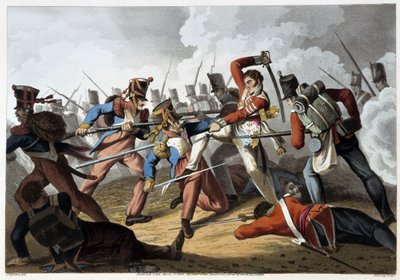 Bitva o Pyreneje – v „“Historických, vojenských a námořních anekdotách...“ od Edwarda Orna od Unknown artist