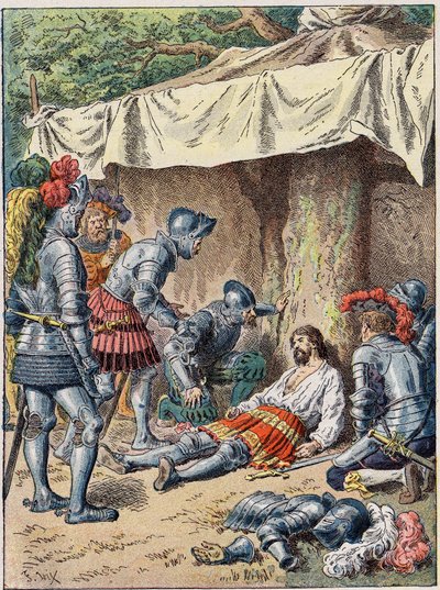 Bayardova smrt v roce 1524. od Unknown artist