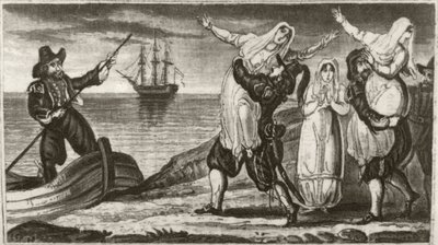 „Beakes holandský pirát a jeho posádka násilně odvádějí jeptišky ze španělského kláštera“ od Unknown artist