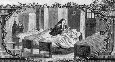 Bernadette Soubirous (1844-1879) v šatech řádové sestry pečující o nemocné. od Unknown artist