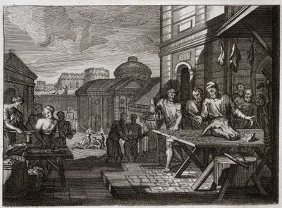 Bible of Royaumont, Starý zákon: Obležení Samaří. Syrský král oblehl město Samaří a přivedl ho k hroznému hladomoru. Ilustrace z roku 1811. od Unknown artist