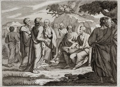 Bible of Royaumont, Starý zákon: Dvanáct malých proroků. Ostatních dvanáct proroků, obvykle nazývaných malí proroci, protože zanechali málo písem. Ilustrace z roku 1811. od Unknown artist