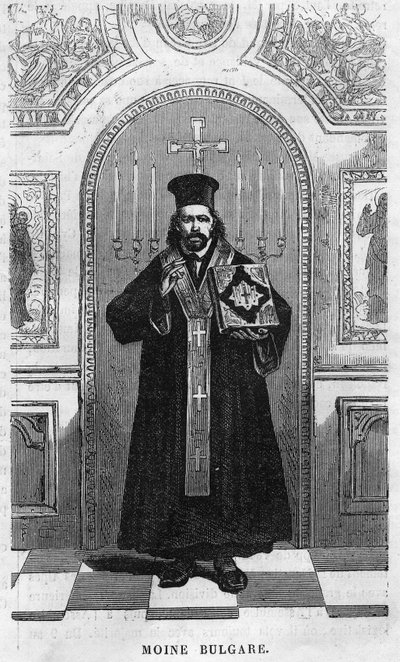 Bulharský mnich v roce 1869. od Unknown artist