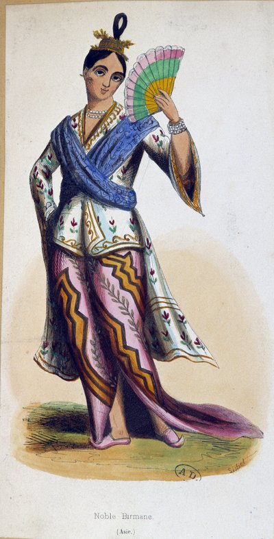 Barmský šlechtic od Unknown artist