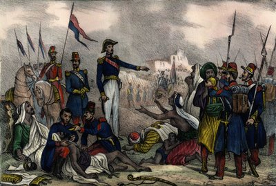 Tábor arabských zajatců francouzské armády Afriky, Alžírsko od Unknown artist