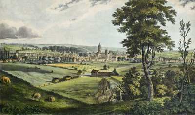 Canterbury od železnice od Unknown artist