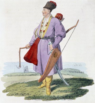 Středoasijský válečník, deb. 19. století od Unknown artist