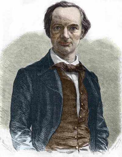 Charles Baudelaire (1821-1867), francouzský spisovatel. od Unknown artist