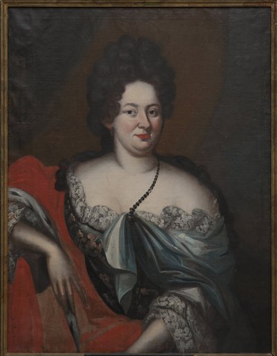Charlotte Sophie, vévodkyně de Courlande - Portrét Charlotte Sophie (1651-1728), vévodkyně z Courlandu, Anonym. Olej na plátně. Rozměr: 98 x 74 cm. Národní muzeum Stockholm od Unknown artist