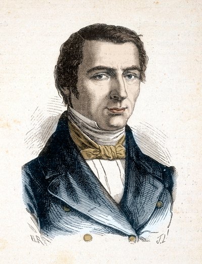 Claude Frederic Bastiat klasický liberální teoretik, politický ekonom - Portrét Frederica Bastiata, Economiste (1801 - 1850) - v „“Les Contemporains“, n. d. konec 19. století. od Unknown artist