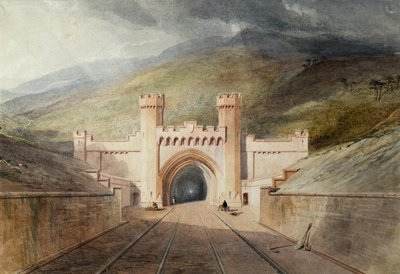 Železniční portál Clayton Tunnel od Unknown artist