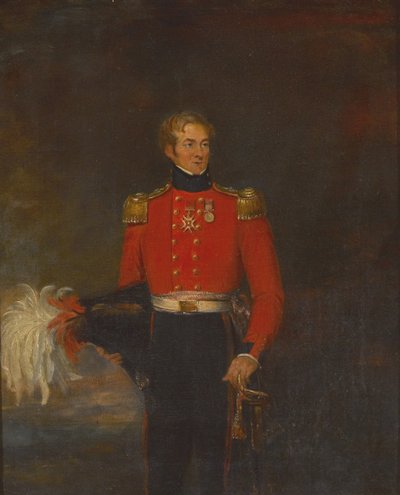 Plukovník Sir Richard Llewellyn, 28. pěší pluk, circa 1835 od Unknown