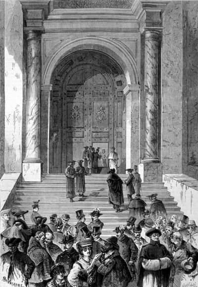 Konkláve, ve kterém papež Leon XIII. 1878 zvolen. od Unknown artist