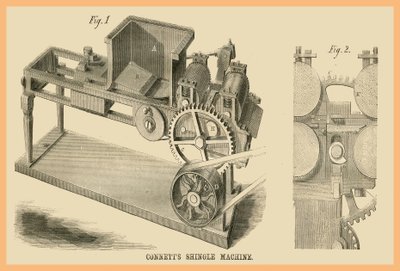 Connetts Shingle Machine od Unknown Artist