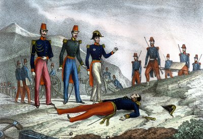 Dobytí Alžírska. Smrt generála Danrémonta během zajetí Constantina. 13. října 1837. v “L