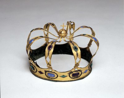 Zlatá koruna a drahokamy italského krále od Napoleona Bonaparta (1769 - 1821). Muzeum Risorgimento. Milán od Unknown artist