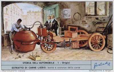 Cugnot Fardier - Chromo. Liebig od Unknown artist