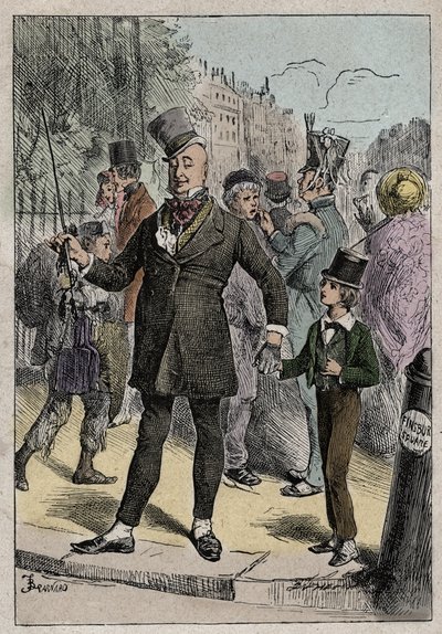 David Copperfield a pan Micawber, ilustrace z 