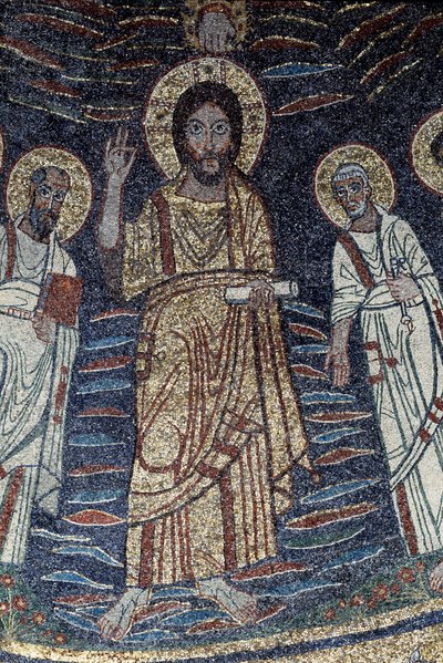 Detail Ježíše (Mosaic, 821) od Unknown artist