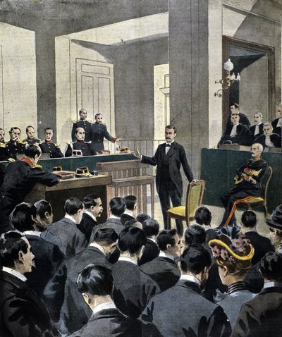 Případ Dreyfus: svědectví podplukovníka Georgese Picquarta (1854-1914) v procesu se spisovatelem Emilem Zolou (po dopise J