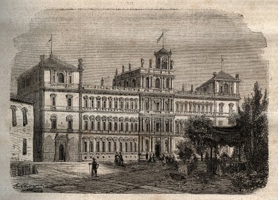 Vévodský palác v Modeně v 19. století - Vévodský palác 1634 - Vévodský palác v Modeně od Unknown artist