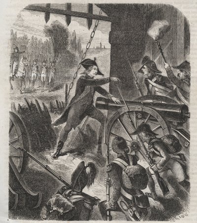 ANGLICKÁ REVOLUCE. Hrdinský čin Desilles - Francouzská revoluce: případ Nancy. Dne 31. srpna 1790 zahájil markýz de Bouille (Francois Claude Amour du Chariol, markýz de Bouille) (1739-1800) represe proti vojákům posádky Na. od Unknown artist