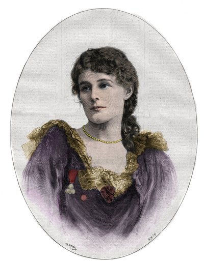Edith Maud Gonne (1866-1953), irský revolucionář od Unknown artist