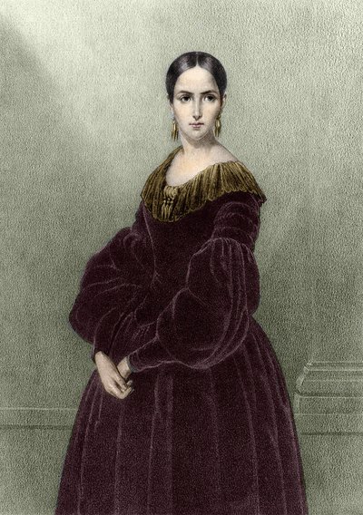 Elisabeth Rachel Félix, známá jako Mademoiselle Rachel (1821-1858), francouzská tragédka. od Unknown artist