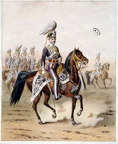 English Armee of India: kavalérie Madras od Unknown artist