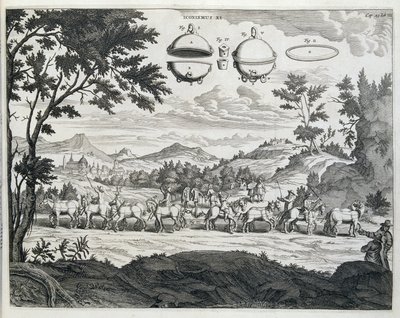 Experiment Otto von Guericke (Otto de Guericke od Unknown artist