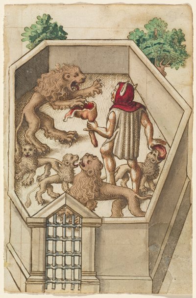 Nekrmte věci, které mají ostré drápy [fol. 38 recto] od Unknown Artist