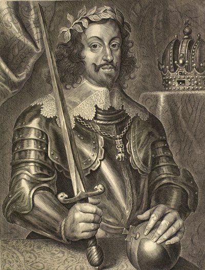 Ferdinand III., císař Svaté říše římské - Ferdinand III. Habsburský 1608-1657 - rytina 17. stol. od Unknown artist