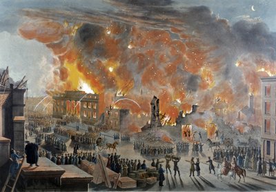 Hasičský a hasičský sbor v New Yorku, 16. a 17. prosince od Unknown artist