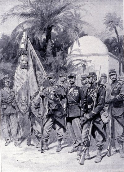 Vojáci cizinecké legie v uniformě. 1878. od Unknown artist