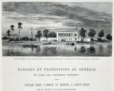 Fort de Dagana od Unknown artist