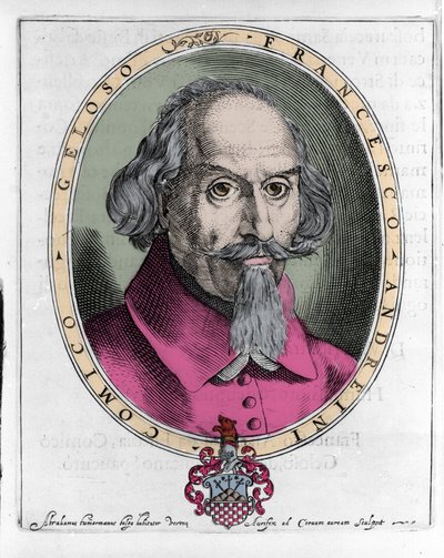Francesco Andreini (asi 1548-1624) italský herec a dramatik Commedia dell
