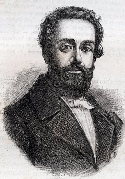 Francois Rose Joseph Degousee 1795-1862 vojenský, stavební inženýr a rrpublicánský politik Rytina z roku 1882 v „Histoire de dix ans: 1830-1840“ Louis-Blanc (1811-1882) od Unknown artist