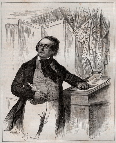 Francois Van Campenhout 1779-1848 - belgický operní pěvec, dirigent a skladatel. od Unknown artist