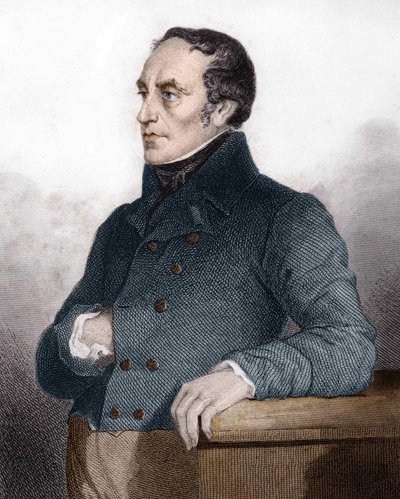 François Guizot (1787 - 1874), francouzský politik a historik - rytina v Historii politického a soukromého života Ludvíka Filipa od Unknown artist